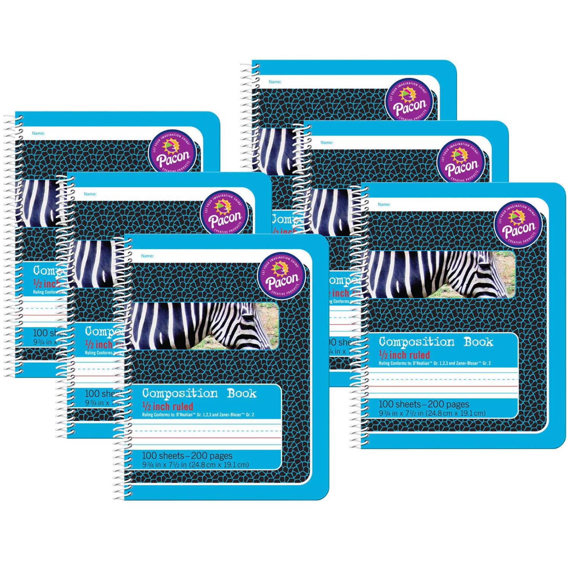 Pacon® Spiral Bound Primary Composition Book, 6ct.